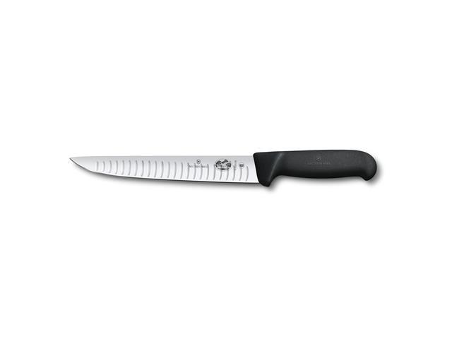 Faca Profissional Victorinox com Sulcos Preta 20CM - 2