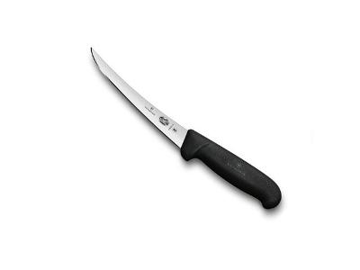 Faca para Desossar Victorinox Lâmina Curva cano Fibrox Preto 15CM