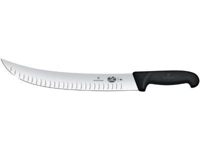 Faca Picanheira Larga Victorinox com Sulcos cabo Fibrox 31CM