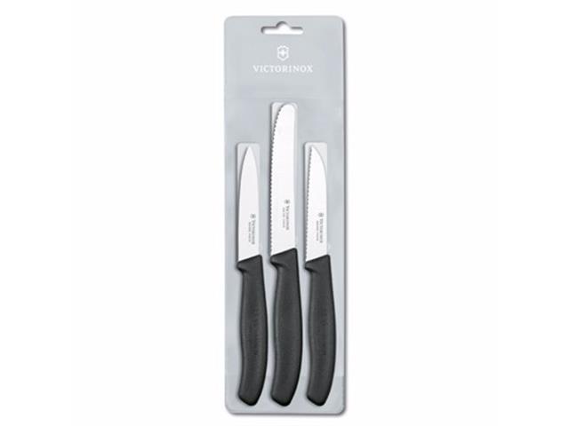 Conjunto de Facas Victorinox Swiss Classic com Cabo Preto 3 Peças - 2