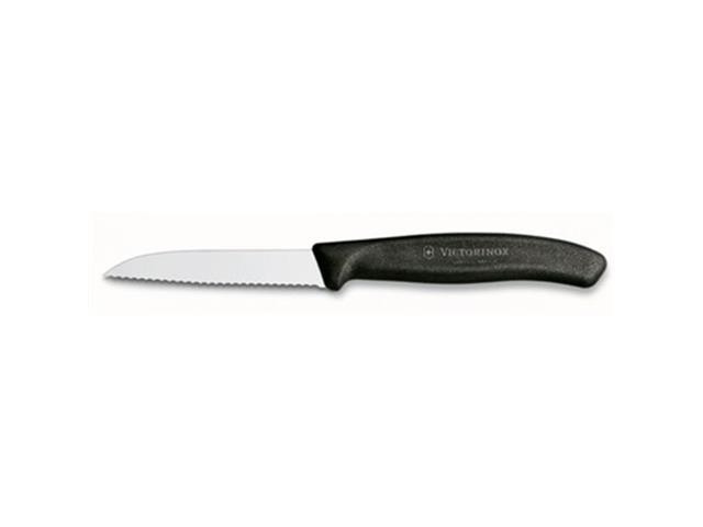 Faca Victorinox Swiss Classic Lâmina Serrilhada Preta 8CM - 1