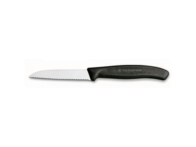 Faca Victorinox Swiss Classic Lâmina Serrilhada Preta 8CM