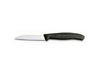 Faca Victorinox Swiss Classic Lâmina Serrilhada Preta 8CM - 1