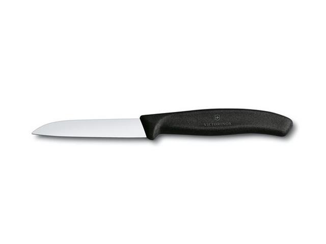 Faca Victorinox Swiss Classic Lâmina Lisa Preta 8CM - 1