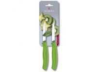 Jogo de Facas Victorinox Swiss Classic Lâmina Serrilhada Verde 2 Peças - 1