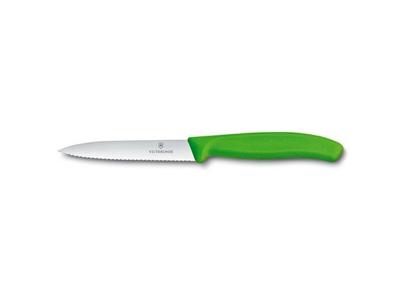 Faca Victorinox Swiss Classic Lâmina Serrilhada Verde 10CM