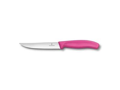 Faca de Mesa Victorinox Swiss Classic Serrilhada Rosa 12CM