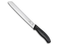 Faca para Pão Victorinox Swiss Classic Serrilhada Preta 21CM - 1