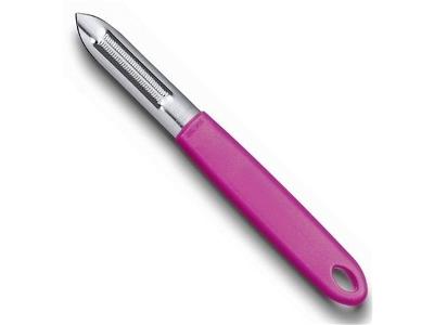 Descascador Suiço Victorinox Duplo Lâmina Serrilhada Rosa