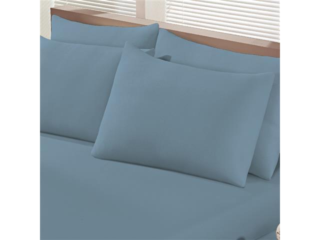 Jogo de Cama King Buettner Basic Rolinho Jeans 3 Peças - 4