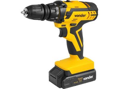 Parafusadeira/Furadeira Vonder PFV112QR a Bateria 12V Bivolt
