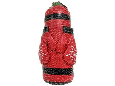 Kit Boxe com Luva Multikids BR1208 Go Play Vermelho