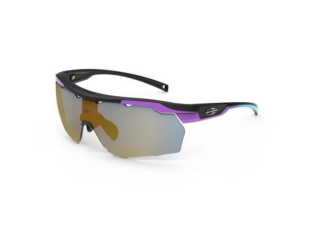 Óculos de Sol Unissex Mormaii Smash Preto com Violeta Degradê - 1