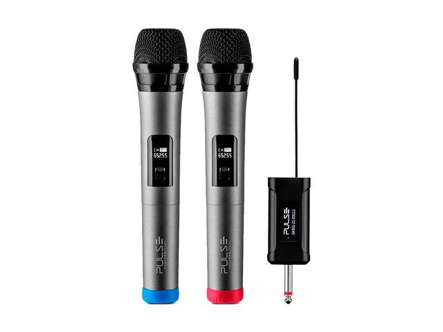 Microfones Sem Fio UHF Pulse Professional SP801 com Receptor - 1