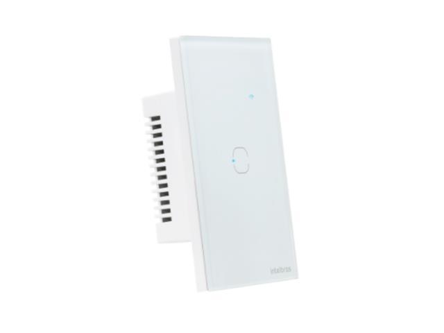 Interruptor Smart Wi-Fi Touch 1 Tecla Intelbras EWS 1001 Branco - 1