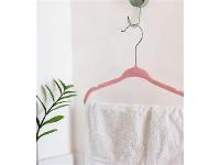 Conjunto Cabide Infantil Oikos de Veludo com Gancho 10 Peças Rosa - 3