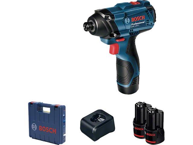 Chave de Impacto Bosch GDR 120-LI com 2 Baterias Carregador e Maleta - 1