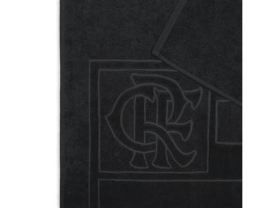 Toalha de Banho Buettner Brasão Flamengo Preta