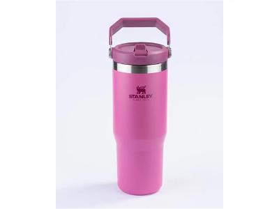 Garrafa Tumbler Térmico Stanley Flip Straw Azalea 887ML