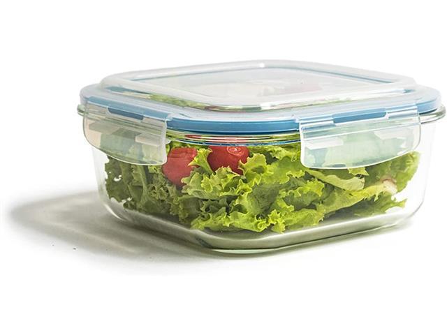 Pote Hermético de Vidro Oikos com Tampa Quadrado 1,2 Litros - 2