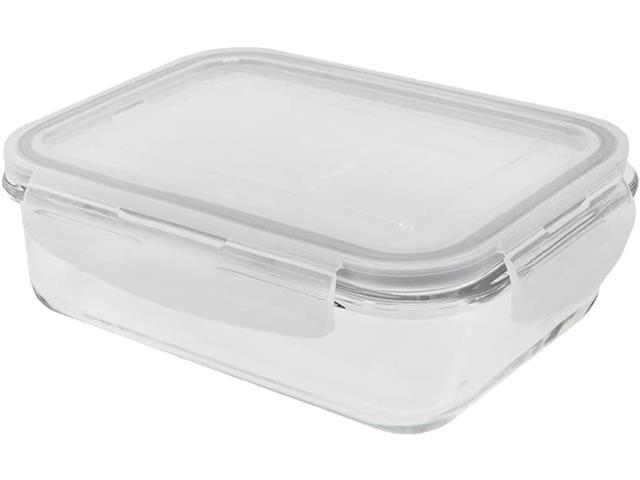 Pote Hermético de Vidro Oikos com Tampa Transparente 1,040 Litros - 1