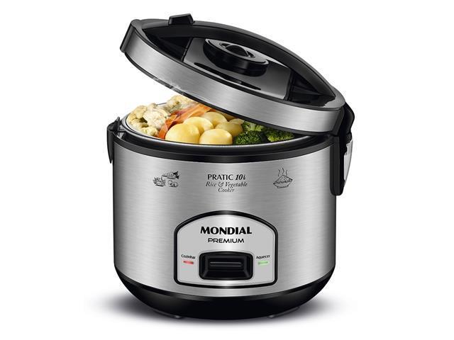 Panela Elétrica de Arroz Mondial PE-42-10X Pratic 10 Xícaras 700W 220V - 2