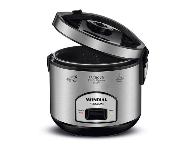 Panela Elétrica de Arroz Mondial PE-42-10X Pratic 10 Xícaras 700W 220V - 3