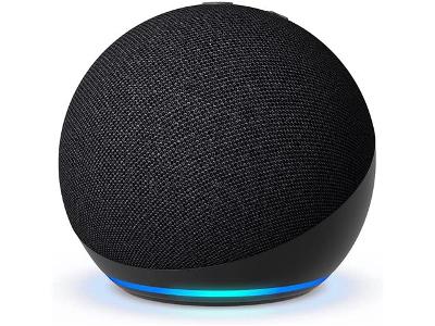 Echo Dot 5ª Geração Amazon Smart Speaker C/Alexa WiFi Bluetooth Preto