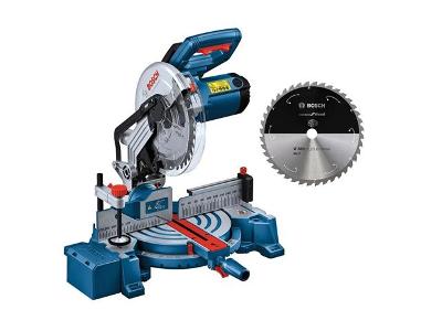 Serra meia esquadria Bosch GCM 254 + Disco Madeira 110V