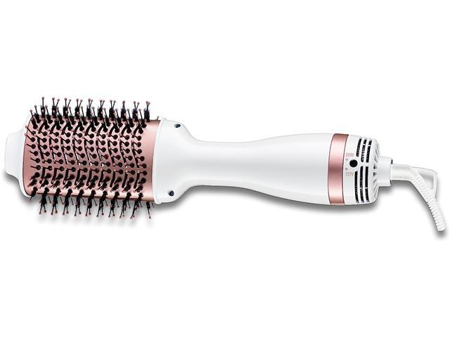 Escova Secadora Mondial Branco/Rose Gold 1200W Bivolt ES-50 - 1