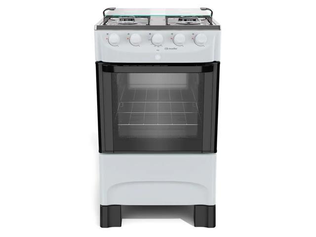 Fogão Mueller 4 bocas Branco com acendimento automático MFI4BB - 1