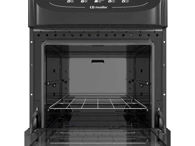 Fogão Mueller Preto fosco 4 Bocas com mesa de vidro MFI4BB - 4