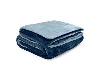 Edredom de Solteiro Buettner Plush Flannel Azul Jeans - 4