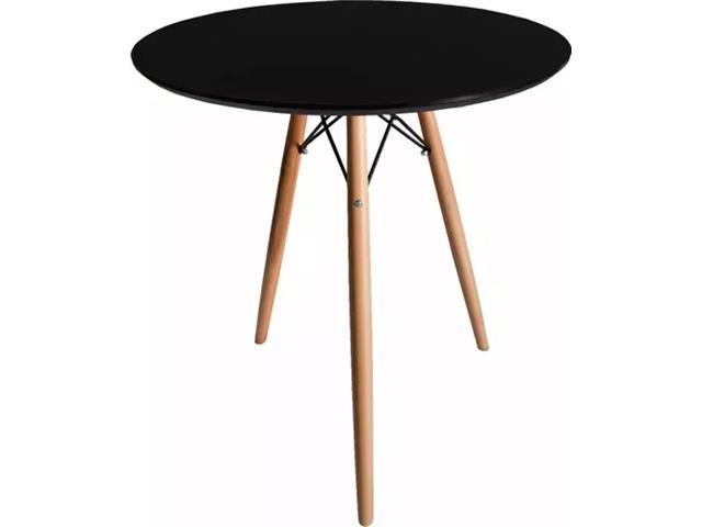 Mesa Empório Tiffany Eames Dsw Tampo Redondo Mdf Preto 90Cm - 2