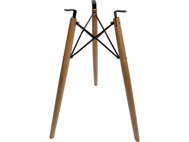 Mesa Empório Tiffany Eames Dsw Tampo Redondo Mdf Preto 90Cm - 3