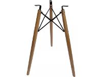 Mesa Empório Tiffany Eames Dsw Tampo Redondo Mdf Preto 90Cm - 3