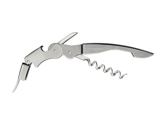 Saca Rolhas com Abridor e Corta Lacre Tramontina Harmoniza em Aço Inox - 1