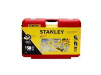 Jogo de Soquetes Stanley Encaixe MM e POL 1/4" 3/8" 1/2" com 150 Peças - 2
