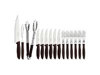 Jogo para Churrasco Tramontina Plenus em Inox e Cabos Marrom 15 Peças - 3