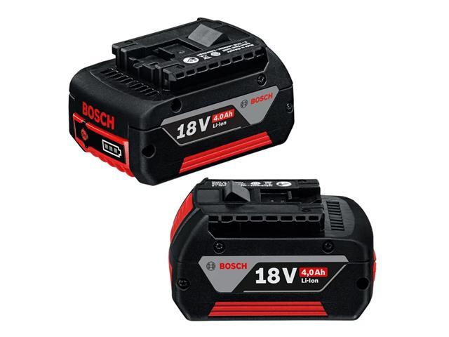 Kit de 2 Baterias GBA 18V 4Ah + Carregador Bosch GAL 18V-40 Bivolt - 2