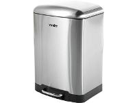 Lixeira Retangular Vonder 12 Litros Inox - 1