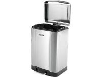 Lixeira Retangular Vonder 12 Litros Inox - 2