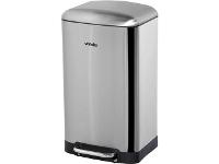 Lixeira Retangular Vonder 30 Litros Inox - 1