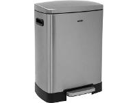 Lixeira Retangular Vonder 50 Litros Inox - 2