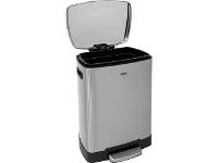 Lixeira Retangular Vonder 50 Litros Inox - 3