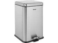 Lixeira Retangular Vonder 20 Litros Inox - 2