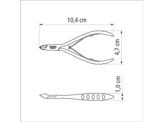 Alicate de Cutícula Tramontina em Aço Inox - 4