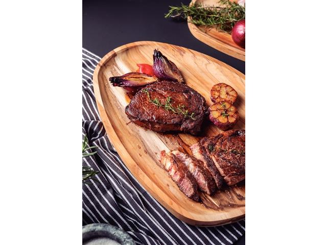 Bandeja Organica Churrasco Tramontina em Madeira Teca 44x33CM - 3