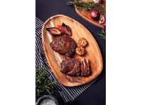 Bandeja Organica Churrasco Tramontina em Madeira Teca 44x33CM - 2