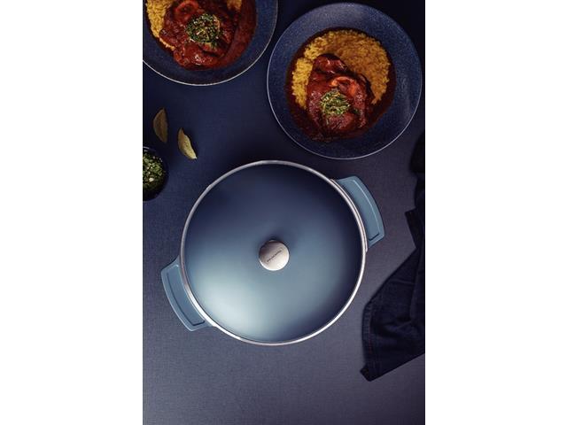 Caçarola Tramontina Lyon Antiaderente Starflon High AzulElementar 30CM - 2